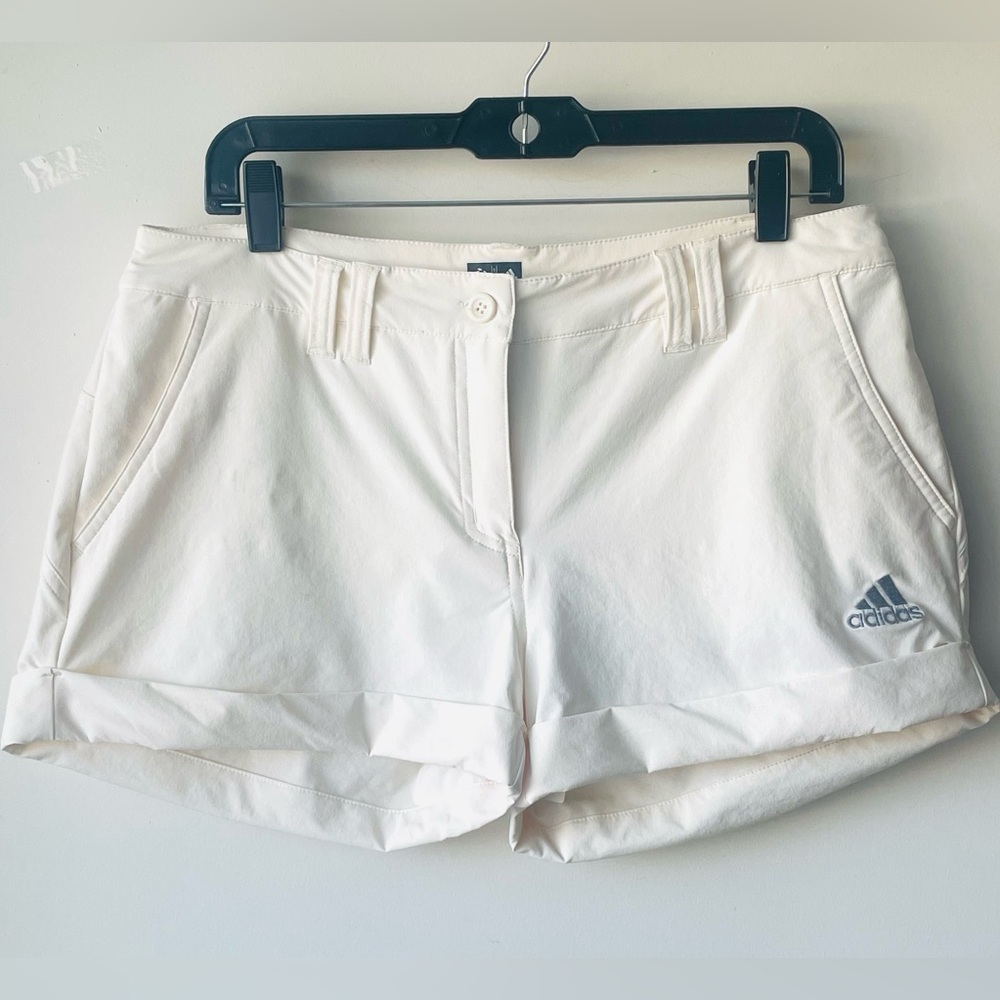 Adidas Women's White Athletic Shorts